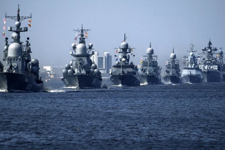 Así fue el sorprendente simulacro en zona marítima de Rusia con 10 mil efectivos