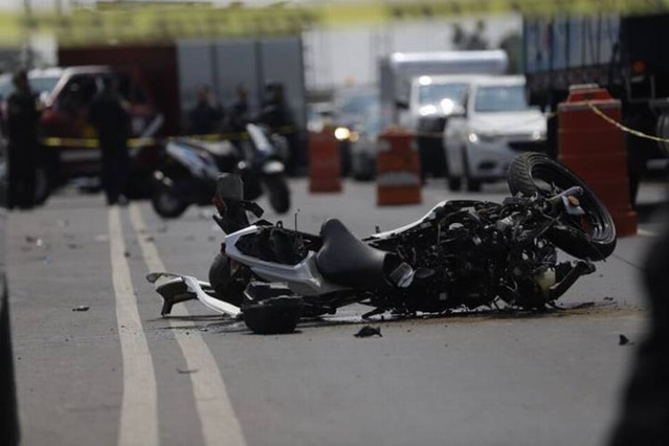 Muere motociclista en accidente ocurrido en la alcaldía Gustavo A. Madero, CDMX