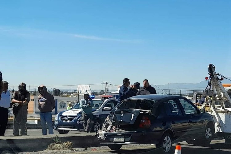 Choque en la carretera Toluca-Naucalpan, reportan heridos
