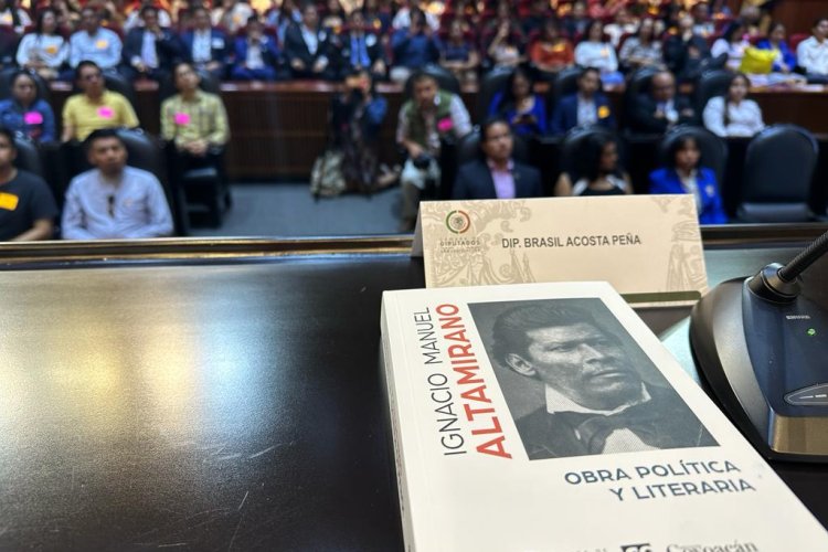 En San Lázaro, presentan libro sobre legado político y literario de Ignacio Manuel Altamirano