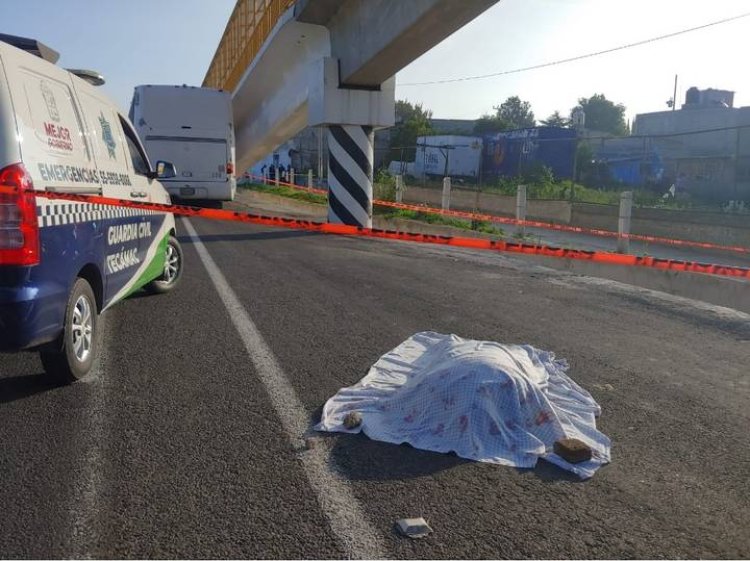 Chofer de transporte público es asesinado en la México-Pachuca