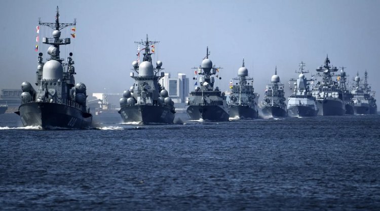 Así fue el sorprendente simulacro en zona marítima de Rusia con 10 mil efectivos