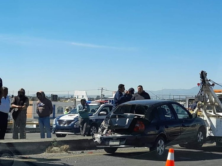 Choque en la carretera Toluca-Naucalpan, reportan heridos
