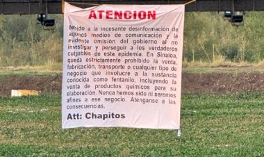 Los “Chapitos” se deslindan de fabricación y distribución de fentanilo