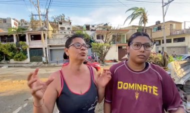 Urge que el gobierno se ponga a trabajar, pide damnificada de Acapulco