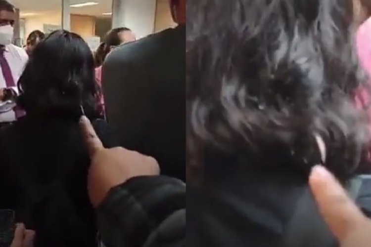 Chinches en cabello de estudiante de la UNAM encontradas en plena asamblea