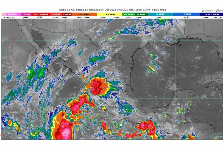 Tormenta tropical Lidia se fortalece, varios estados se verán afectados por lluvias
