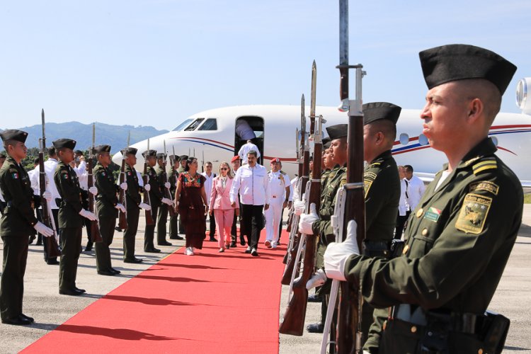 Presidente de Venezuela ya está en México para participar en cumbre sobre migración
