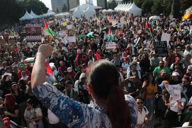 Galería: Miles levantan la voz contra ocupación de Israel contra Palestina