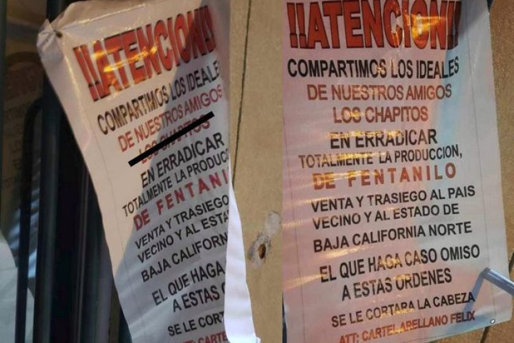 De nueva cuenta el cártel de los Arellano Félix prohíbe el fentanilo en Baja California