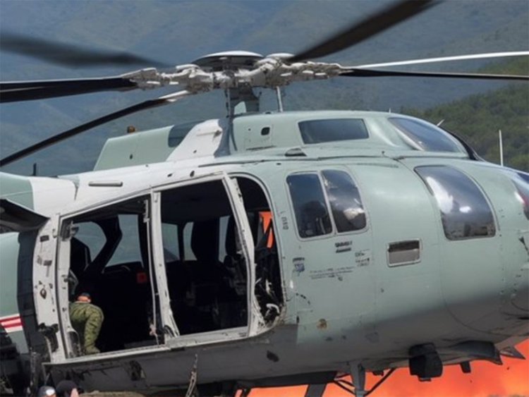 Helicóptero de la Fuerza Aérea se desploma en Durango; hay tres muertos