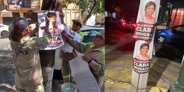 Morenistas tapizan CDMX de propaganda: caen en la ilegalidad