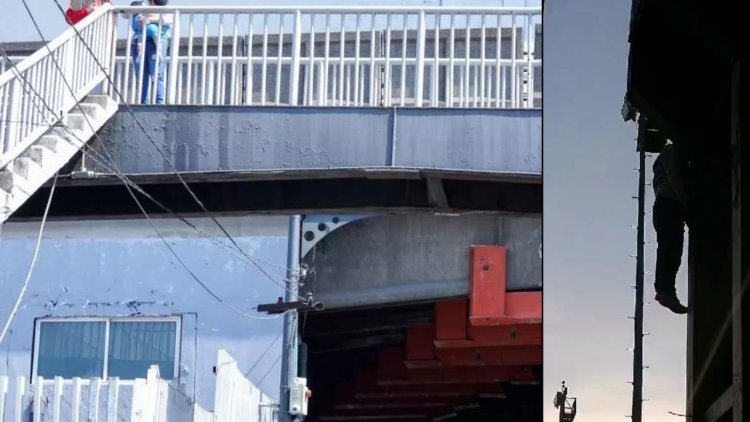 Encuentran a persona colgada de un puente cerca del metro Pantitlán de la CDMX