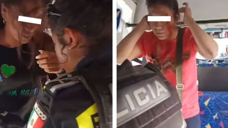 Dos mujeres se pelearon a bordo de una combi  por un desacuerdo relacionado a un hombre