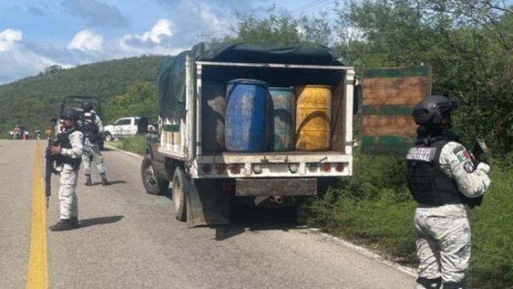 Guardia Nacional asegura camioneta que era usada para robo de combustible en Jalisco