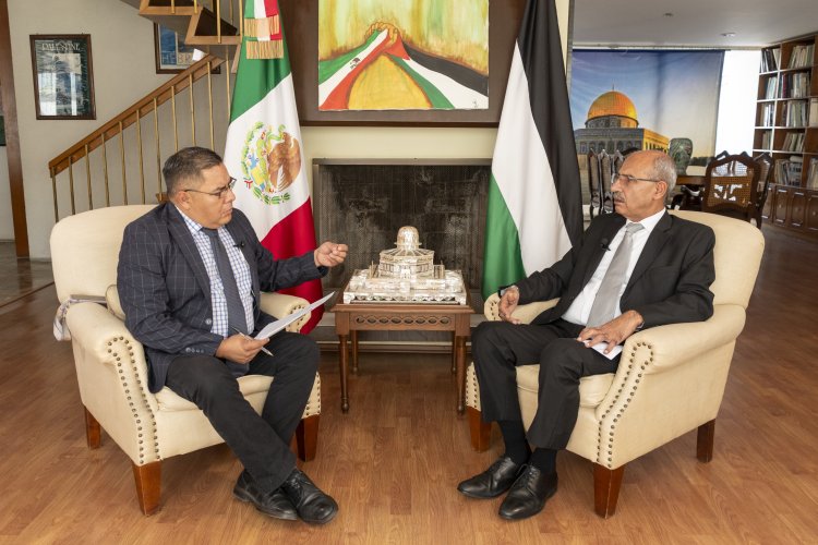 Sin la creación del Estado palestino, no habrá fin a las crisis en Gaza: embajador de Palestina en México
