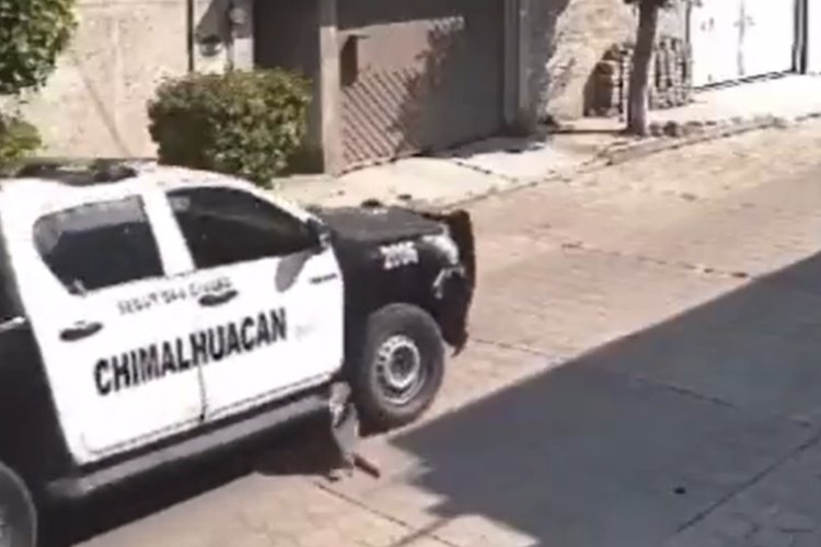 Destituyeron de su cargo a policías que atropellaron a perro en Chimalhuacán en el Edomex