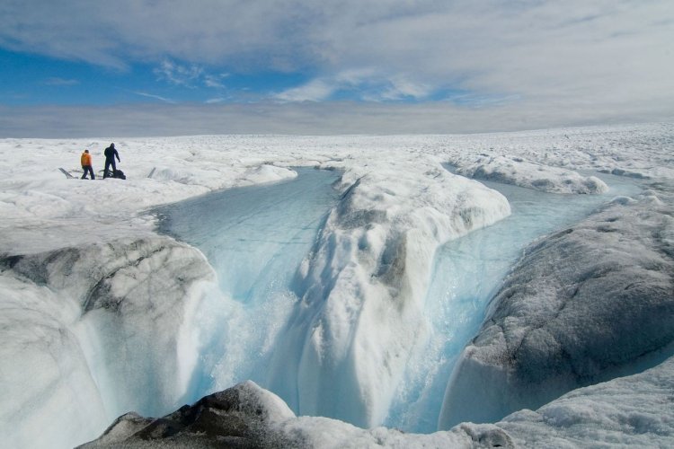 Se registró colapso de plataformas de hielo en Groenlandia