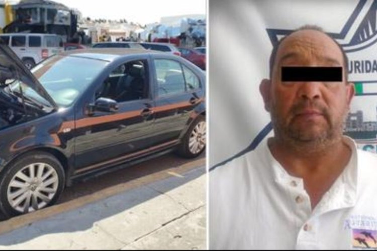 Detienen a hombre en Pachuca que vendía vehículo robado en Facebook