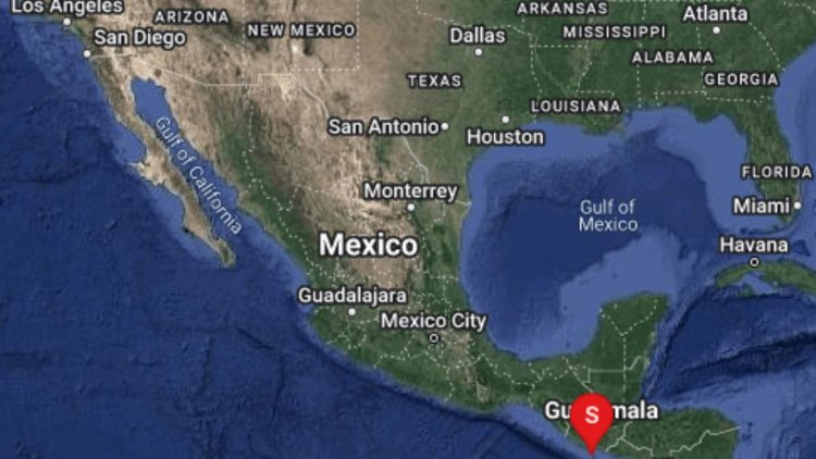 Reportan sismo de magnitud 5.6 en Ciudad Hidalgo, en Chiapas