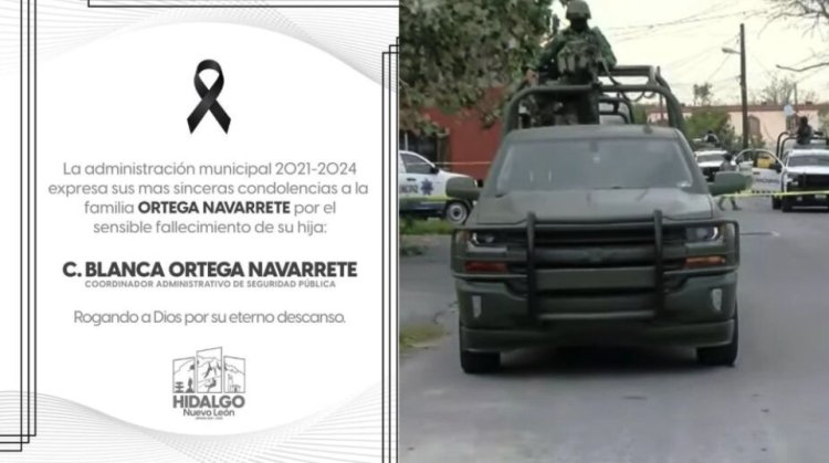 Asesinan a balazos a coordinadora de Seguridad Pública de Hidalgo, Nuevo León