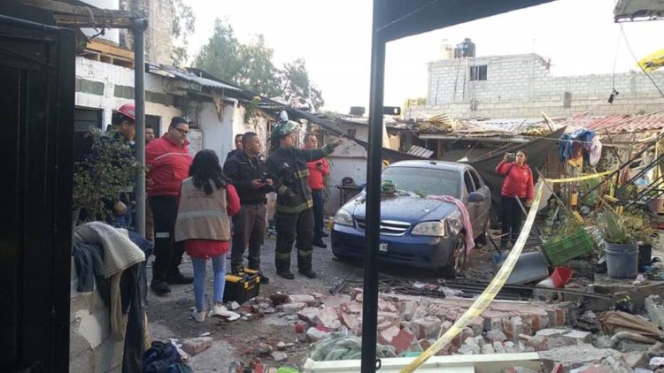 Reportan explosión en vivienda de Tlalnepantla, Estado de México