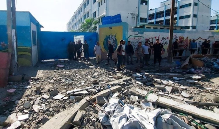 Nueva masacre israelí en las inmediaciones del hospital Mártires de Al-Aqsa en Gaza