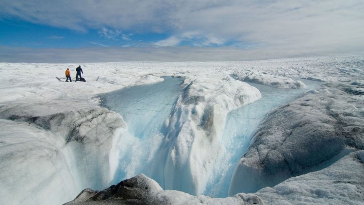 Se registró colapso de plataformas de hielo en Groenlandia