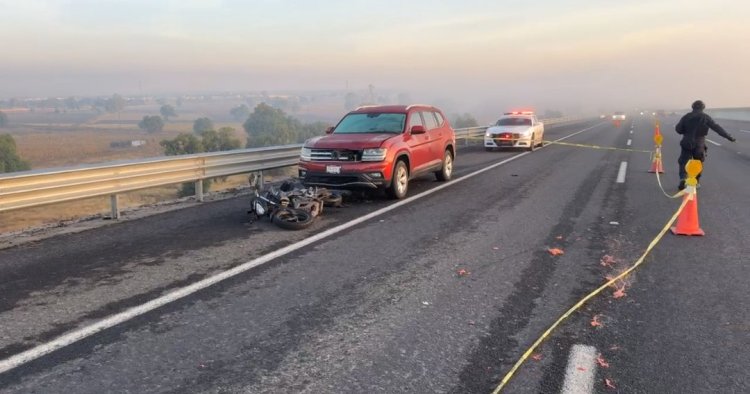 Reportan fallecimiento de motociclista en la autopista México-Pachuca
