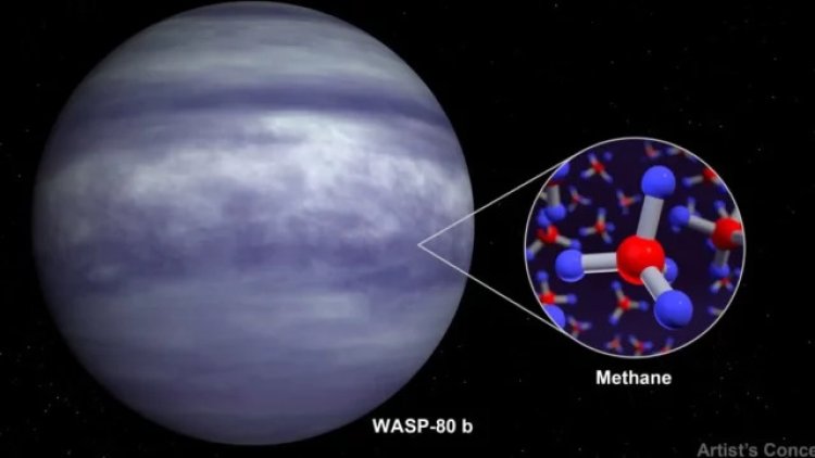 Telescopio James Webb descubre gas metano en un exoplaneta