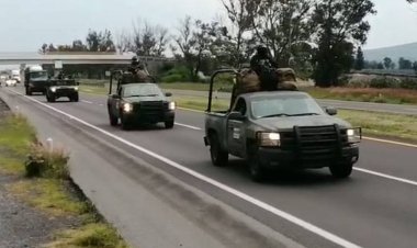 Capturan a 13 presuntos miembros del CJNG en Uruapan, Michoacán
