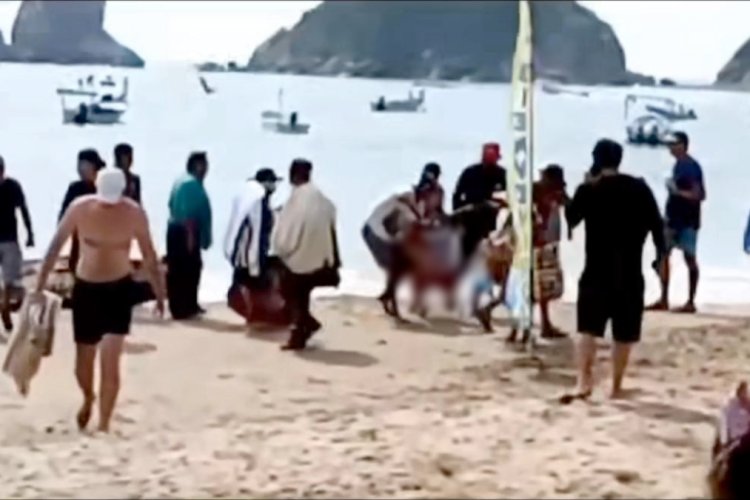 Muere turista tras ataque de tiburón en playas de Cihuatlán en el estado de Jalisco