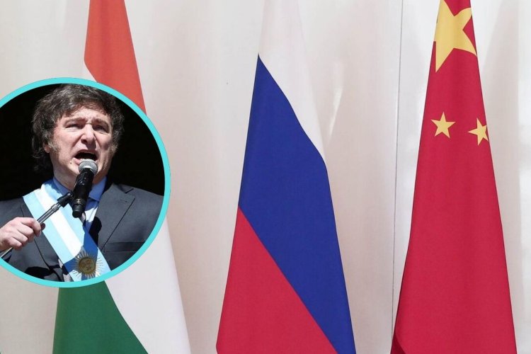 Milei rechaza invitación de unir Argentina a los BRICS en 2024
