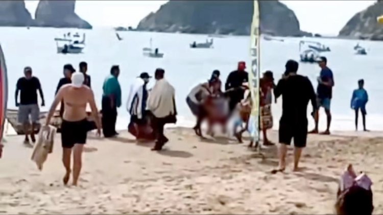Muere turista tras ataque de tiburón en playas de Cihuatlán en el estado de Jalisco