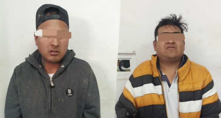Detienen a dos sujetos en Nezahualcóyotl por robar celulares de mujeres, EDOMEX
