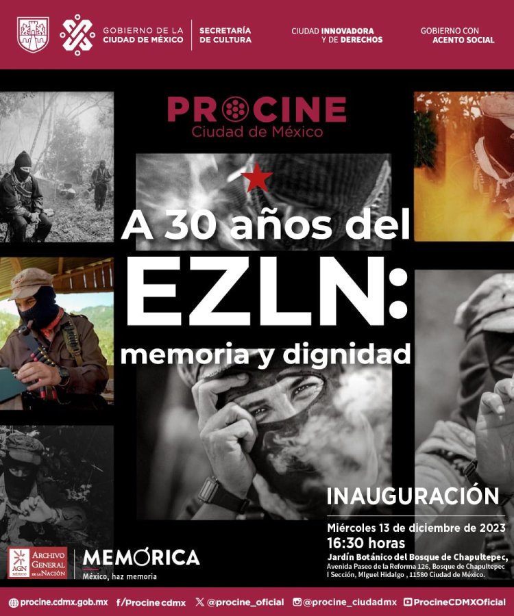 Presentarán exposición fotográfica alusiva a los 30 años del EZLN en la CDMX