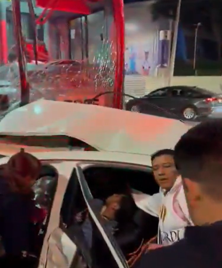Choque de Metrobús dejó un muerto y tres heridos en CDMX