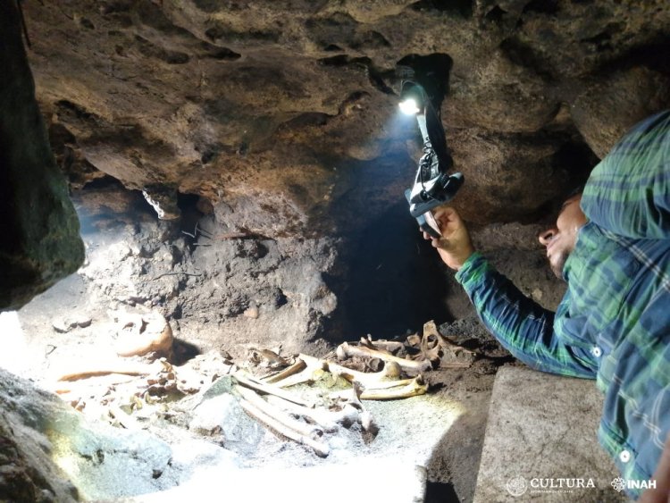 Encuentran cueva con restos humanos en Tulum, Quintana Roo