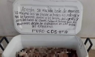 Abandonan cabezas en una hielera en La Concordia, Chiapas