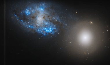 NASA captura el sonido de dos galaxias interactuando