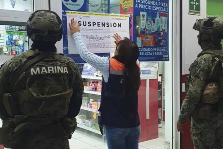 Marina y Cofepris están cerrando farmacias en Sinaloa y Baja California