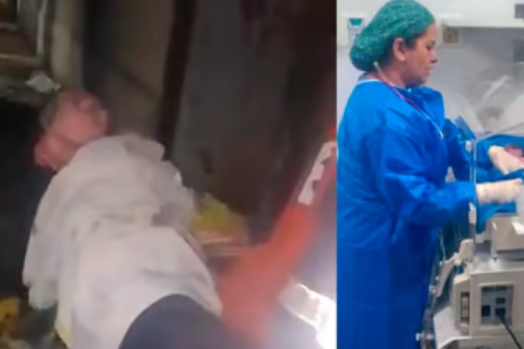 Trabajador encuentra a recién nacida abandonada en basurero