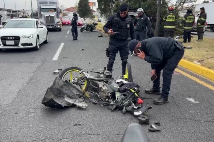 Fatal accidente deja un muerto en Boulevard Aeropuerto, Toluca