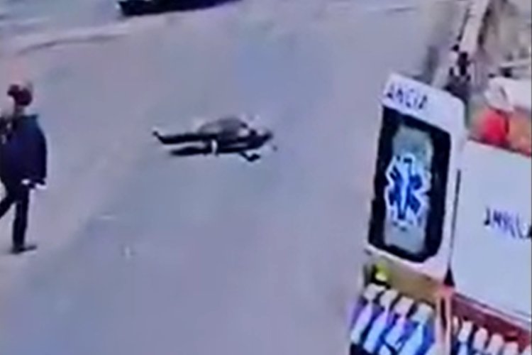 Paciente cae al piso cuando era trasladado al hospital, Chiapas