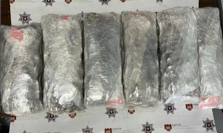 Elementos de policía municipal de Tijuana decomisó más de 25 kilos de droga