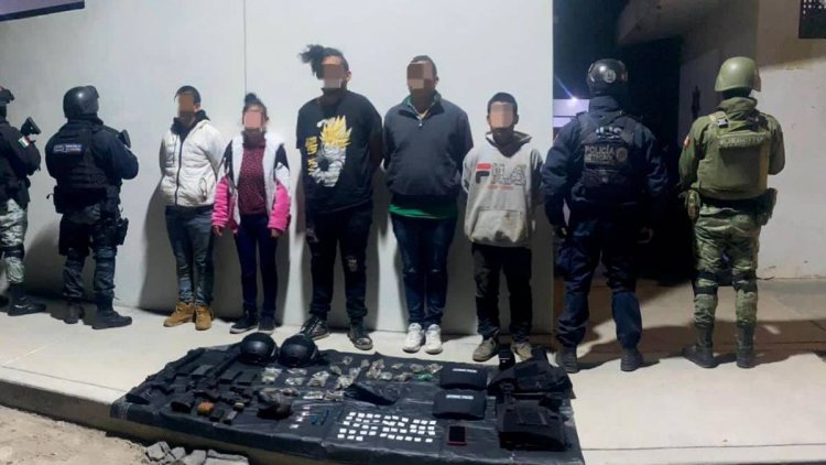 Detienen a célula delictiva de sicarios en Fresnillo, Zacatecas