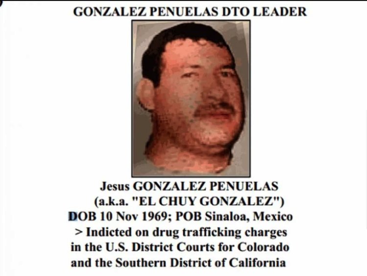 EEUU ofrece 5 millones de dólares por el narcotraficante “Chuy González”