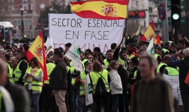 Protestas de agricultores se extienden a España