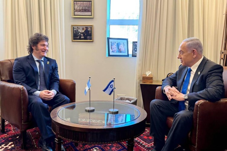 Presidente de Argentina se reúne con el primer ministro de Israel