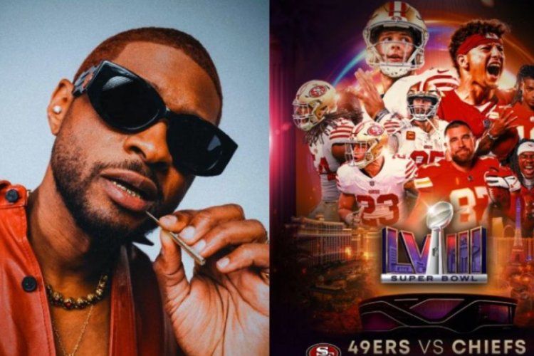 A esta hora se presentará Usher en el Show de Medio Tiempo del Super Bowl 2024